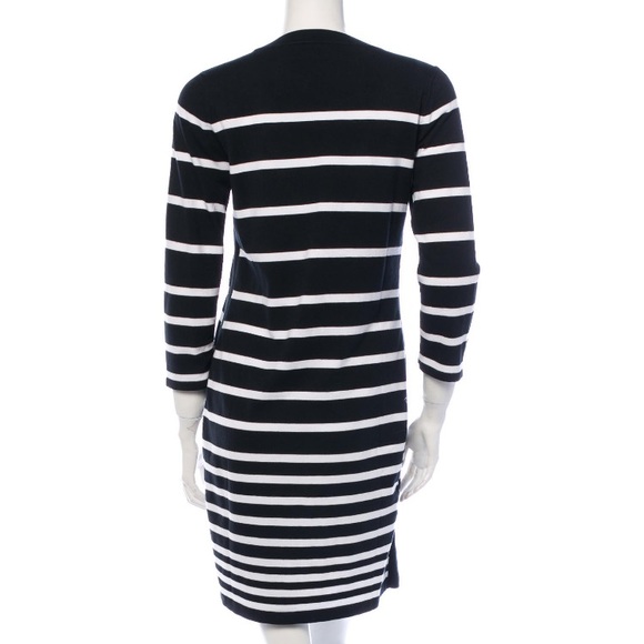 rag & bone Black & White Striped Sweater Dress - Picture 2 of 3